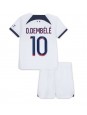 Paris Saint-Germain Ousmane Dembele #10 Auswärts Trikotsatz für Kinder 2023-24 Kurzarm (+ Kurze Hosen)